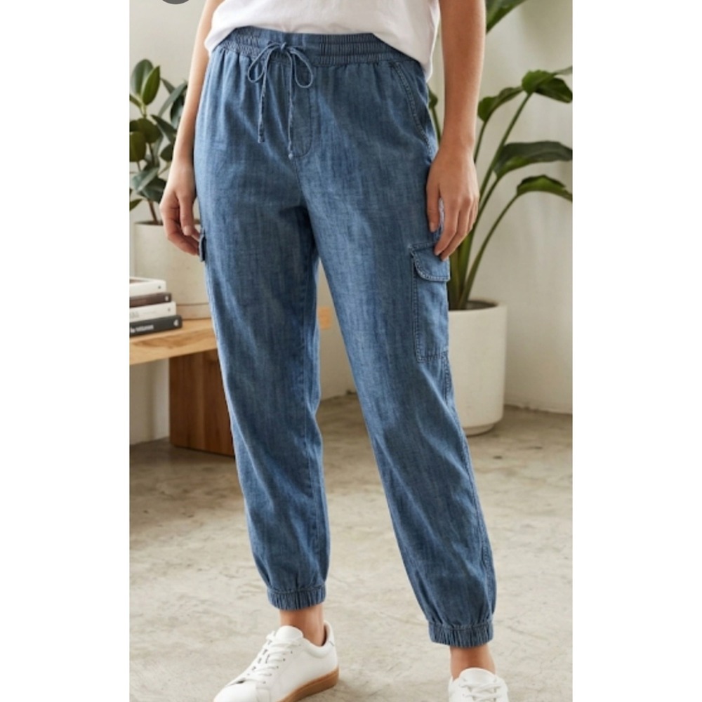 Workshop Republic Clothing Women's size PXL Color Blue Denim NWT